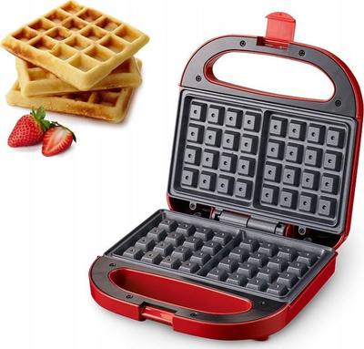 Aparat për waffle Aurora AU329, pllaka gatimi jo ngjitëse, i bardhë