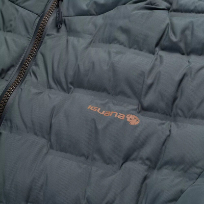 Xhaketë për qen Iguana Dogio Primaloft Quilted Jacket, izolim Primaloft Silver, madhësia M, e zezë