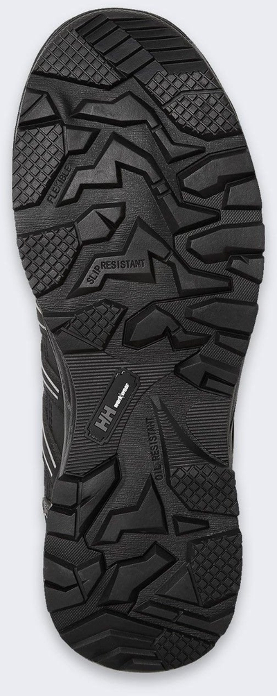 Atlete pune sigurie Helly Hansen Workwear Manchester Low S3, për të dy gjinitë, e zezë me gri