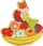 Lodër puzzle Djeco Puzz and Boom Happy, 11 copa, edukative, shumëngjyrëshe