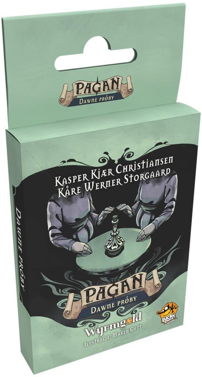 Lojë tavoline zgjerim Lucky Duck Games Pagan Ancient Trials, për Pagan Mystery of Roanoke, në anglisht