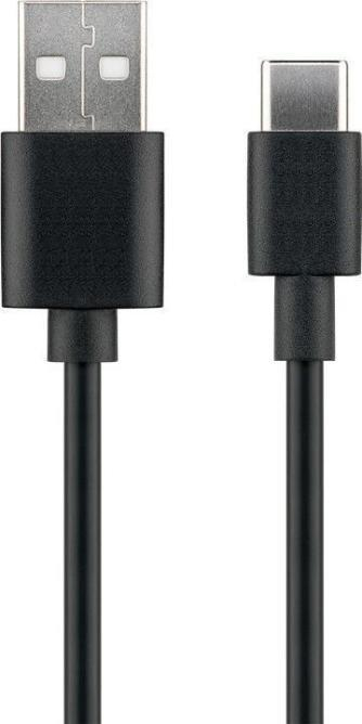 Kabllo USB Microconnect USB3.1CCHAR05B, USB A në USB C, 0.5 m, e zezë