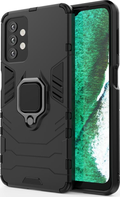 Kapak telefoni Ring Armor për Samsung Galaxy A13 5G, me magnet për mbajtëse, i fortë kundra goditjeve, i zi
