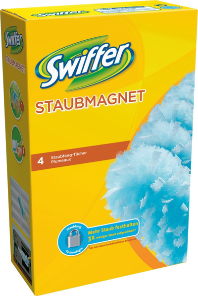 Rimbushje furçe pluhuri Swiffer Staubmagnet, 4 copë, blu