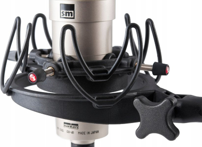 Mbajtëse studio për mikrofon Rycote InVision USM, universal, për mikrofonë me diafragmë të madhe, e zezë