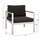 Set alumini LIFE 4-pjesësh për ambient të jashtëm (HM5089.11), bardhë/ gri