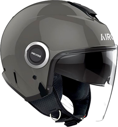 Helmetë moto Airoh Helios Color, open face, M, gri e errët