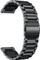Rrip çeliku për orë Garmin Vivoactive 3, inox, i rregullueshëm, i zi