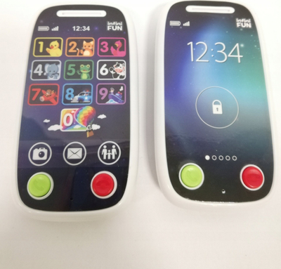 Set walkie talkie lodër Infini Fun, 2 copë, si smartphone, shumëngjyrësh