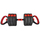 Set pesha EB Fit Dumbbells 4 në 1, 20 kg, rregullueshëm, i zi me të kuqe