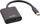 Adapter Mini DisplayPort në HDMI InLine, 4K 60Hz, audio, alumini, i zi