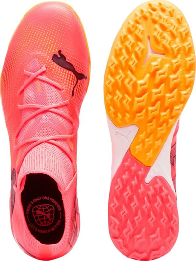 Këpuca futbolli Puma Future 7 Match TT M 107720 03, për tapet artificial, rozë