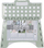 Tabure palosës Home Styling Collection 1070261, 25x31.5x22 cm, plastikë, jeshile
