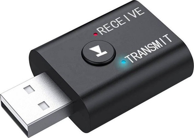 Adapter Bluetooth AK276D, transmëtus edhe marrës, USB, i zi