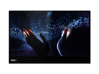 Monitor portativ Lenovo ThinkVision M14t, 14", Full HD, IPS, me prekje, i zi