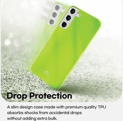 Kapak telefoni Mercury Jelly për Samsung Galaxy A34 5G, TPU i butë, ngjyrë lime
