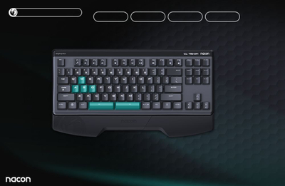 Tastierë gaming Nacon CL-750, mekanike optike, RGB, e zezë