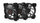 Ftohës Krux LUNAR 120 ARGB, 12 cm, i zi