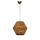 Llambë tavani metal+bamboo Ø25×55 cm (HM7362)