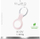 Mbajtëse Puro ICON për Apple AirTag, silikon, sandy pink