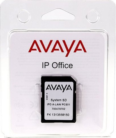 Kartë memorie SD Avaya 700479702, 1 copë, për pajisje Avaya, e zezë