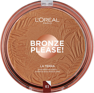 Pudër për fytyrë dhe trup L'Oreal Paris La Terra, 03 Amalfi Medio 18 g