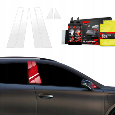 Сет заштитни фолии Cupra Formentor Facelift, 6 во 1, за Б‑столбови, транспарентни, 2024‑2026