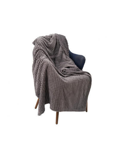 Batanije dopio Heinner Double Fleece, 200x220cm, 250gsm, gri