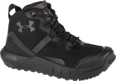 Çizme taktike Under Armour UA Micro G Valsetz Mid për goca, të zeza