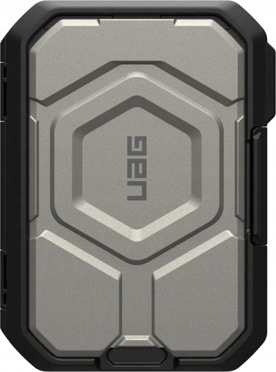 Portofol magnetik UAG Magnetic Wallet, me stand, për telefon, i zi