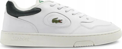 Atlete Lacoste Lineset 223 M 746SMA0045, lëkurë natyrale, për meshkuj, të bardha
