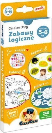 Libër edukativ Bright Junior Media CzuCzu Learns Logical Fun, 240 aktivitete, për kalamaj 5–6 vjeç, shumëngjyrësh