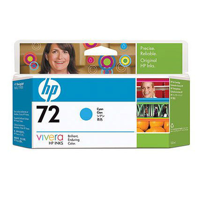 Tinta HP 72 Cyan, 130ml, për Designjet