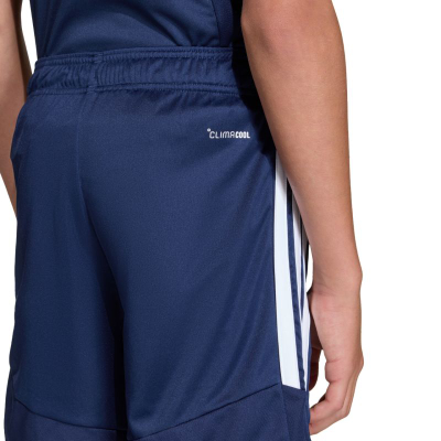 Детски тренинг шорц Adidas Tiro26 League, полиестер, со џебови со патент, сина боја
