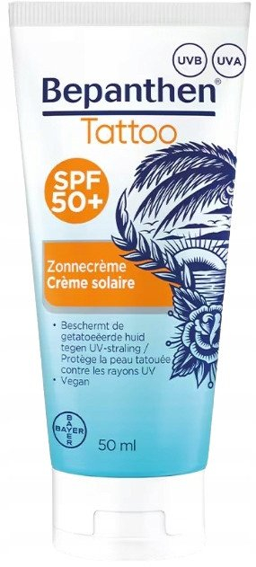 Krem dielli për tatu Bepanthen Tattoo, SPF 50+, 50 ml