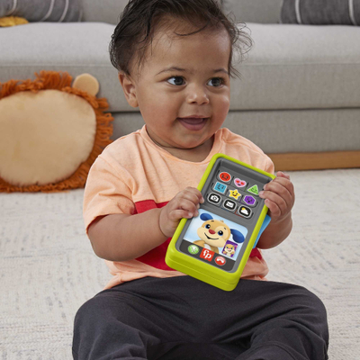Lodër smartphone Fisher Price Slide to Learn, multilinguale nordike, për fëmijë