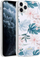 Mbulesë protektive Crong Flower Case për iPhone 11 Pro, model lulesh, transparente me motiv