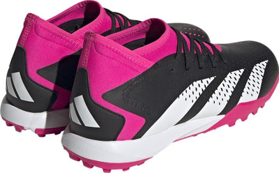 Këpucë futbolli Adidas Predator Accuracy.3 TF M GW4637, për fusha me bar sintetik, për burra, të zeza me rozë