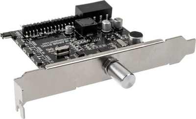Kontrollues për ventilatorë Lamptron CFP30, 4x 4 pin, ARGB Sync, i argjendtë