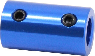 Bashkues fiks alumini OEM 5x8mm, për printer 3D, blu