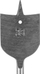 Freza për dru Paddle, 36mm, 152mm, metalike