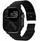 Rrip ore titani për Apple Watch V2, 45mm, hallka që rregullohen, i zi