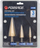 Set stërvilash me hapa Forsage F-44730B, 3 copë, për metal edhe plastikë