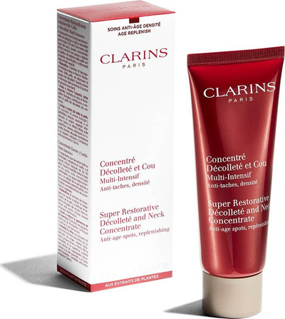 Krem për qafë dhe dekolte Clarins Super Restorative, koncentrat, 75ml