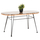 Tavolinë për kafe ovale për ambient të jashtëm Allegra 100×45×51,5 cm (HM5695.11), bezhë/ zezë