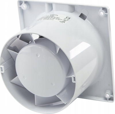 Ventilator për banjo Fan dRim 100 DTS, 100mm, me timer, i bardhë