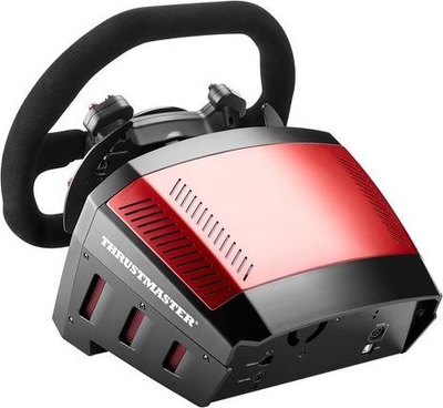 Set timoni gaming Thrustmaster TS-XW Racer me pedale dhe ndërrues shpejtësish TH8A, 1080°, për PC dhe Xbox, zi me të kuqe