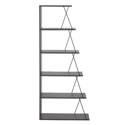 Raft për libra Mini Tars (HM2241.20), gri/ zezë