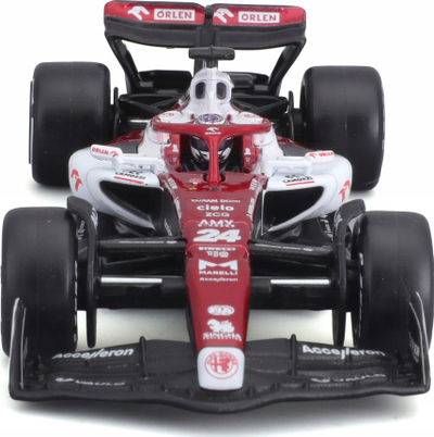 Maket makine BBurago Alfa Romeo C42, shkalla 1:43, sezoni 2022, e kuqe me të bardhë