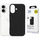 Mbështjellës telefoni 3MK Hardy MagSilicone për Apple iPhone 17, silikon, për MagSafe, gri grafit